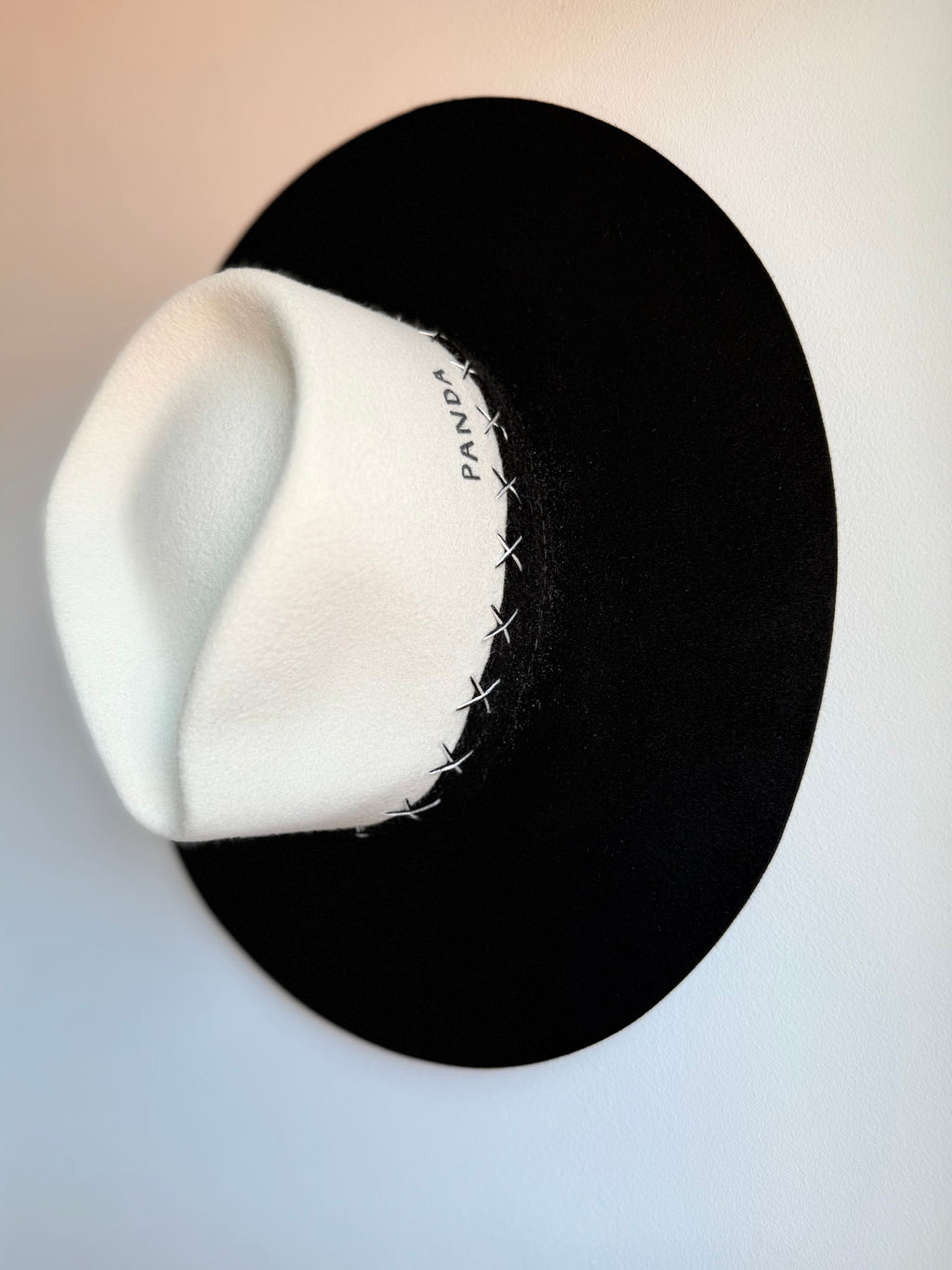 The Boho Panda – Hand-painted luxury fedora