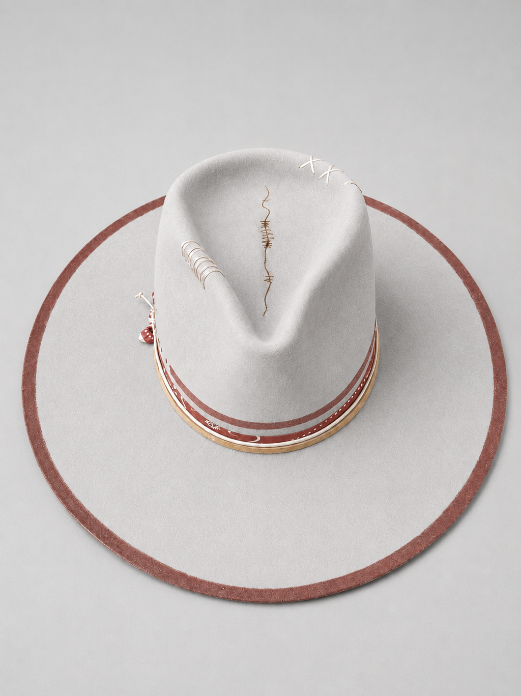 No Risk, No Story Hand-Painted Luxury Fedora
