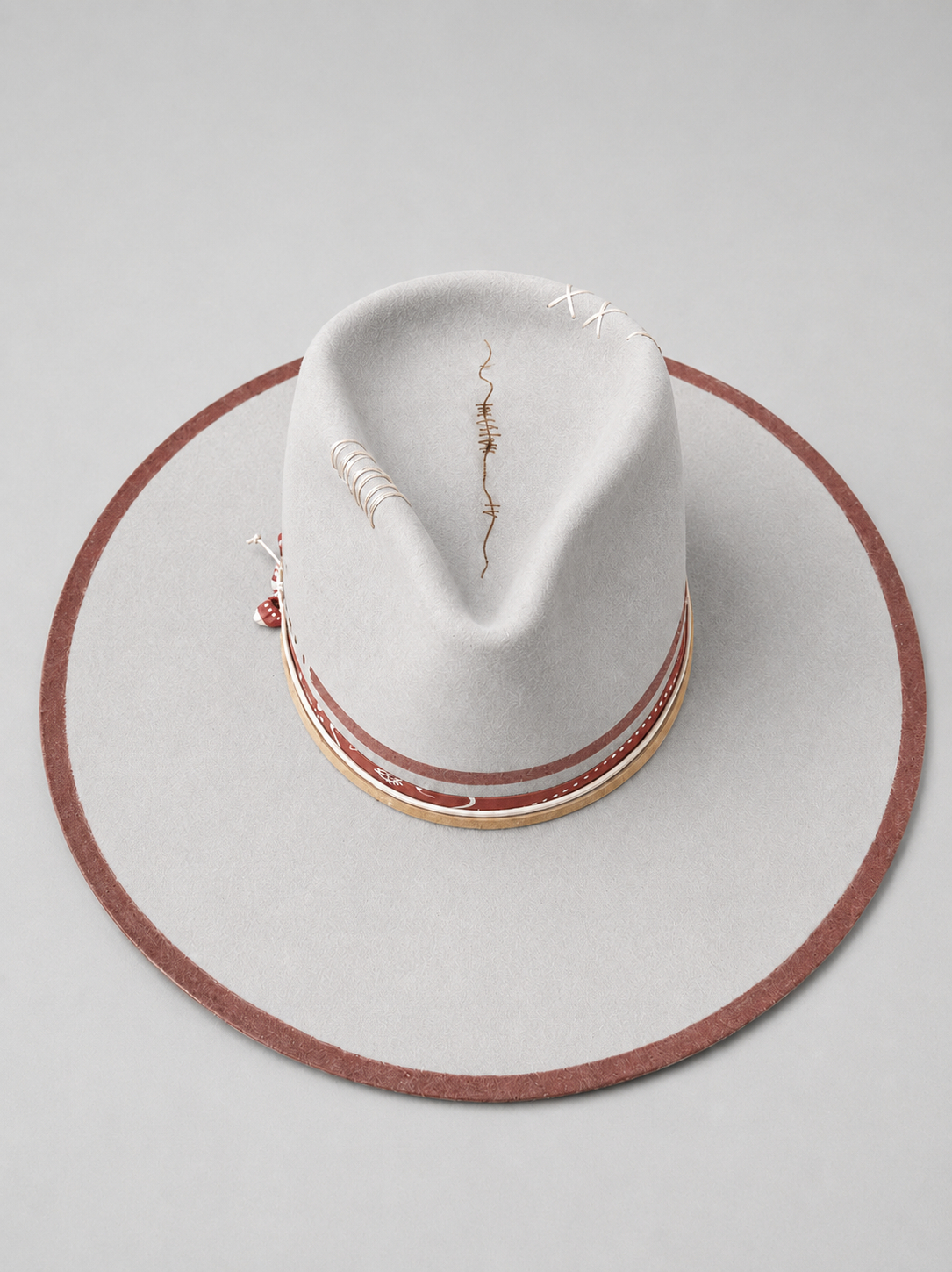 No Risk, No Story Hand-Painted Luxury Fedora