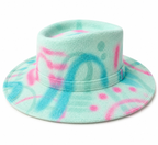 Art Basel - Hand-painted luxury fedora