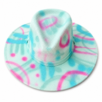Art Basel - Hand-painted luxury fedora