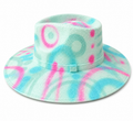 Art Basel - Hand-painted luxury fedora