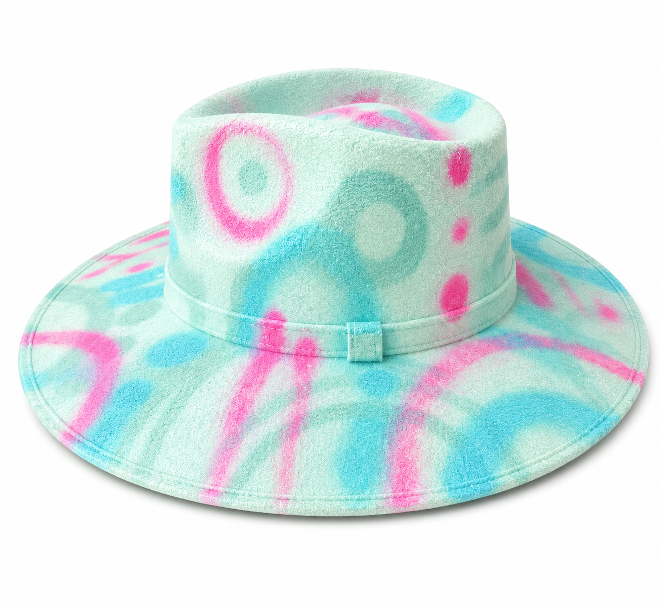 Art Basel - Hand-painted luxury fedora