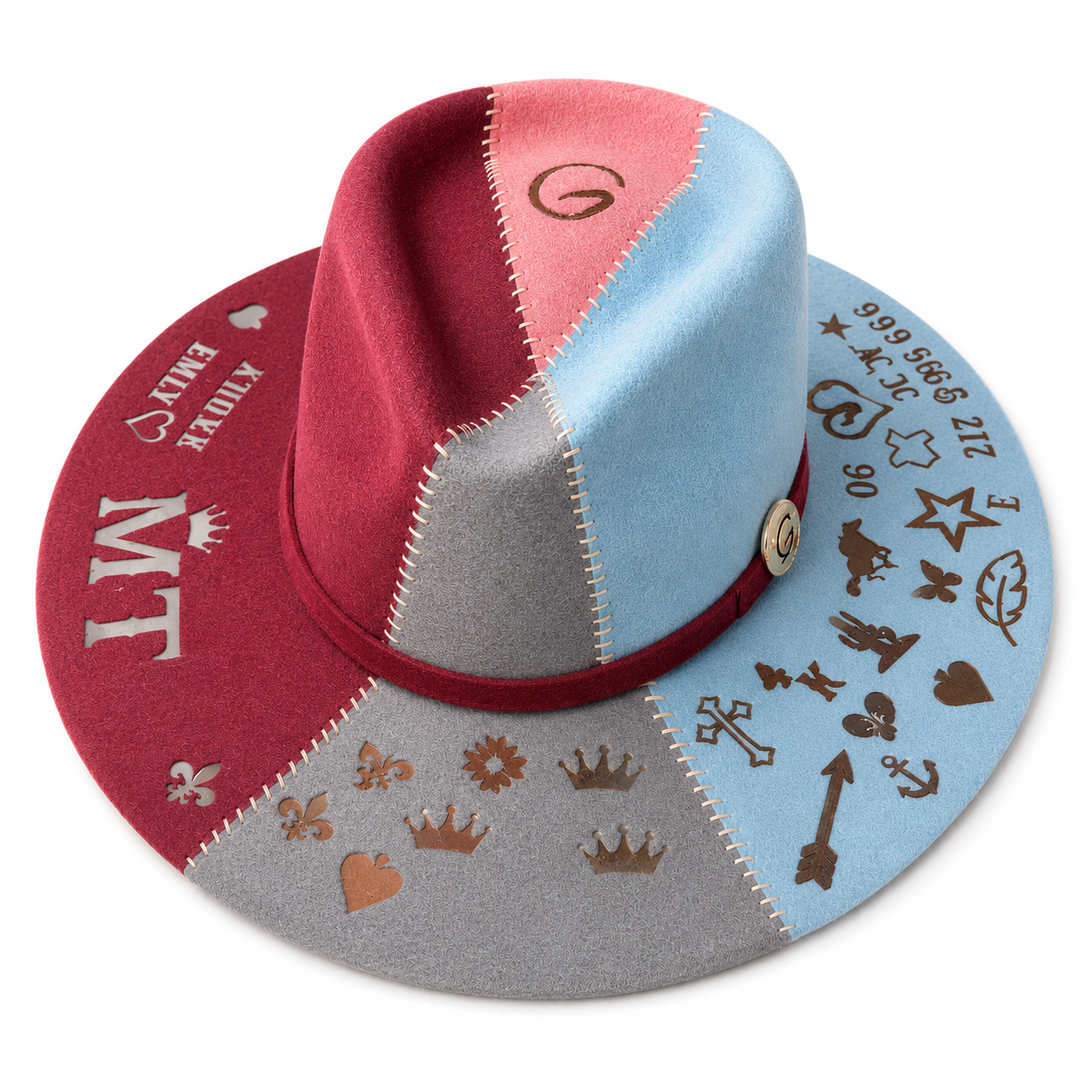 Bespoke artisan western hat – The Lucky Trial (Collector Piece)