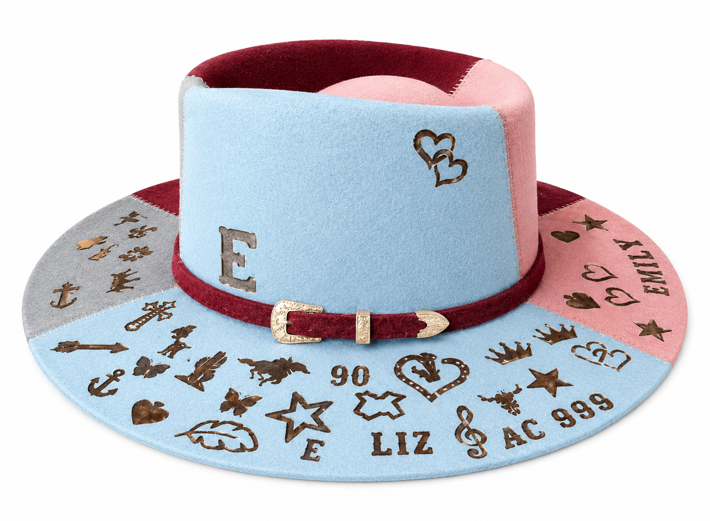 Bespoke artisan western hat – The Lucky Trial (Collector Piece)