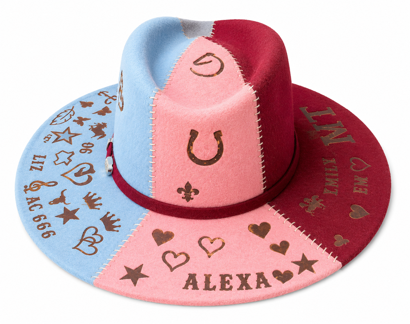 Bespoke artisan western hat – The Lucky Trial (Collector Piece)