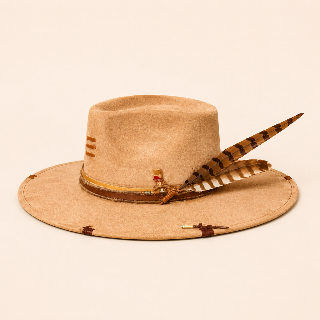 Message in a Bottle Light Brown – Bespoke luxury fedora