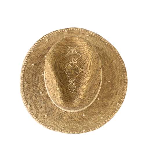 Luxury Pearl Straw Hat – The Sedona Stella