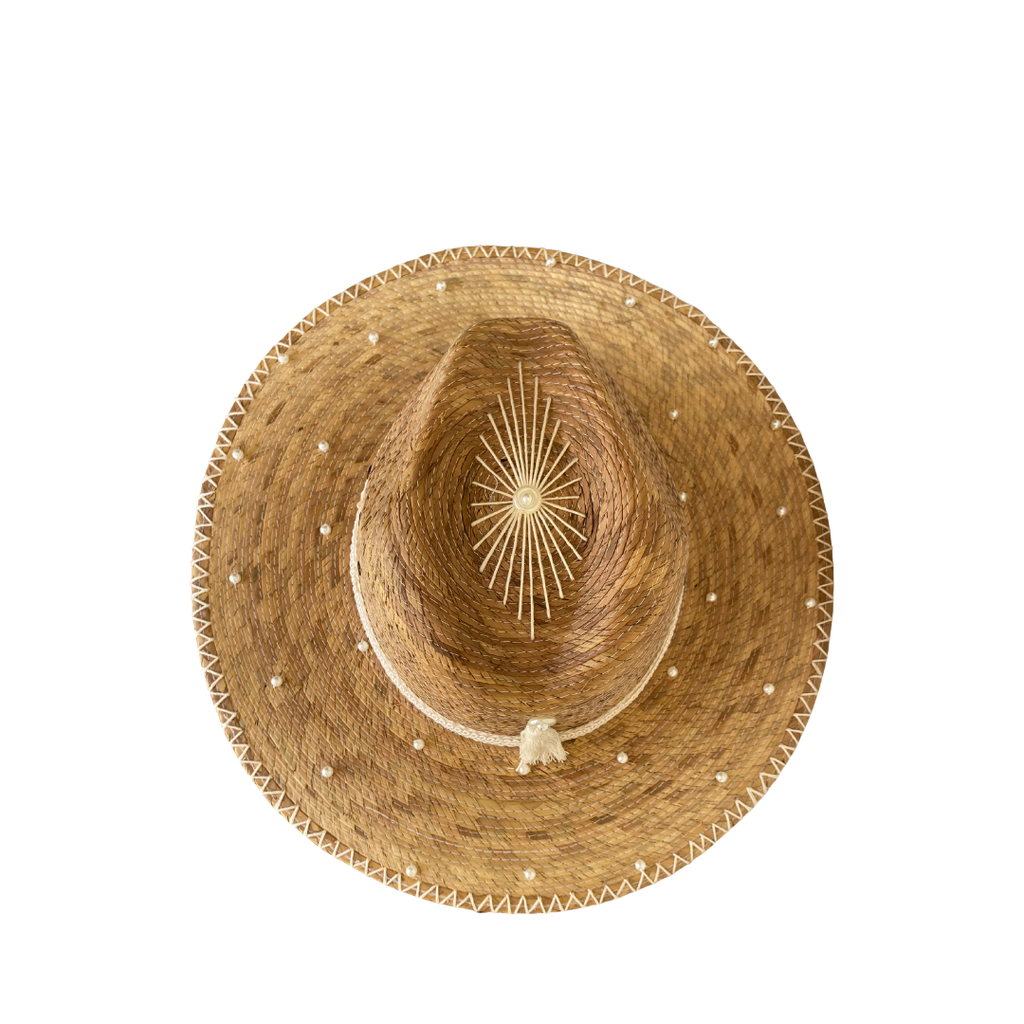 Luxury Pearl Straw Hat – Pearl Weaver