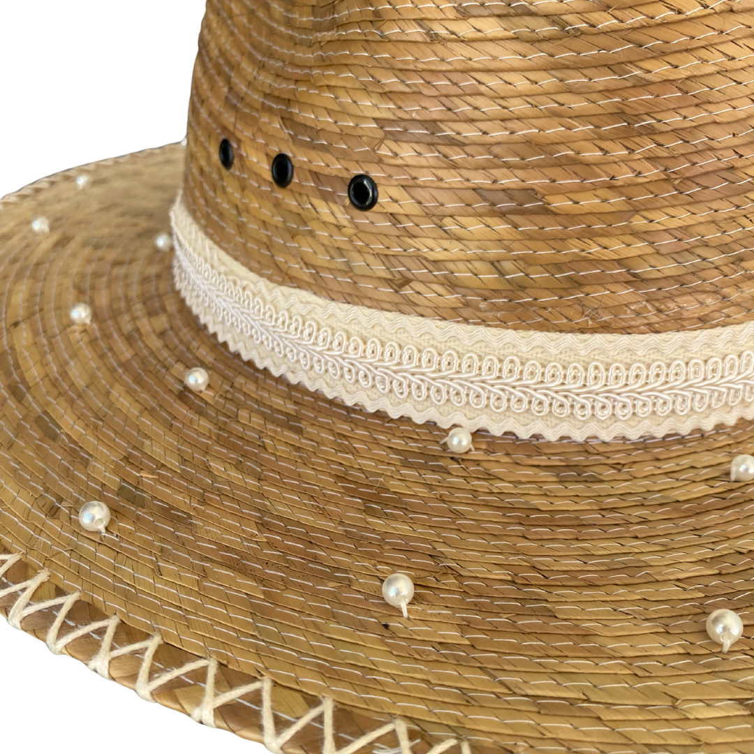 Luxury Pearl Straw Hat – Pearl Weaver