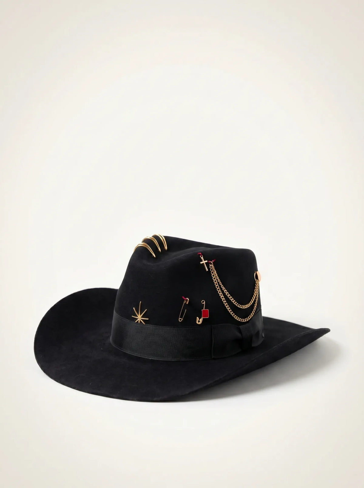 Bespoke Artisan Western Hat | Black Buckaroo | Bohemian  display picture 2
