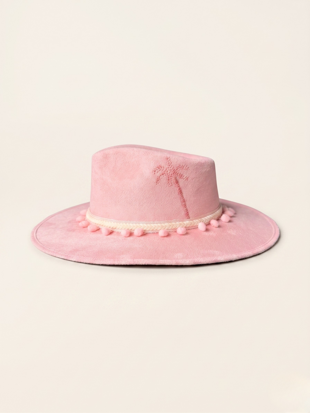 Hand-painted luxury fedora – Palm Kiss