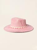 Hand-painted luxury fedora – Palm Kiss